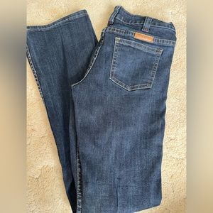 Dark Wash Cowgirl Tuff Jeans-Long